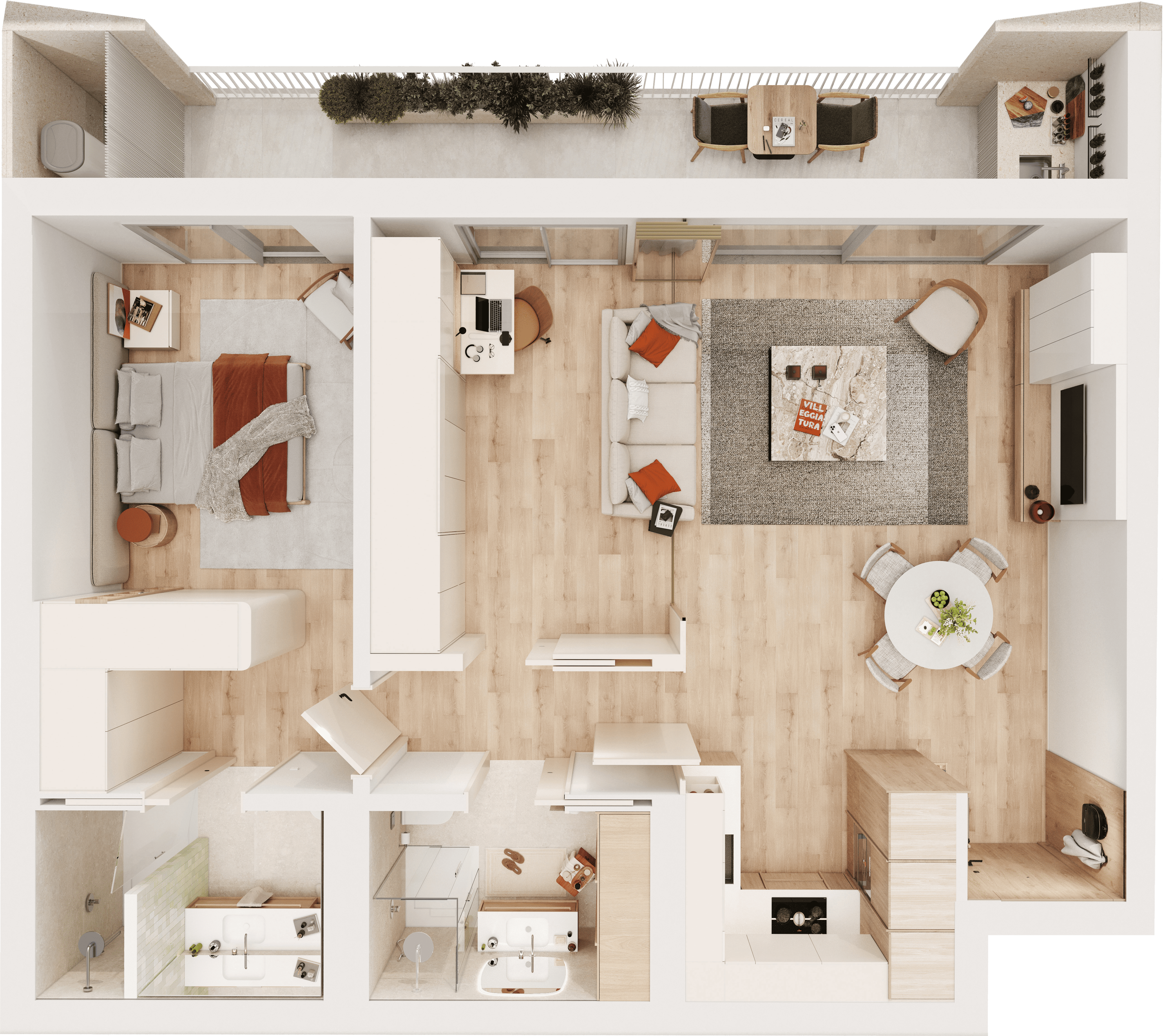 PLANTA HUMANIZADA T2